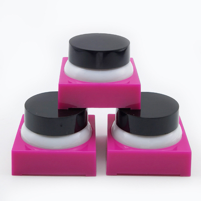 8g.15g.30g.50g set bottle. Square plastic bottle PS cream bottle. Double-layer cosmetic cream bottle