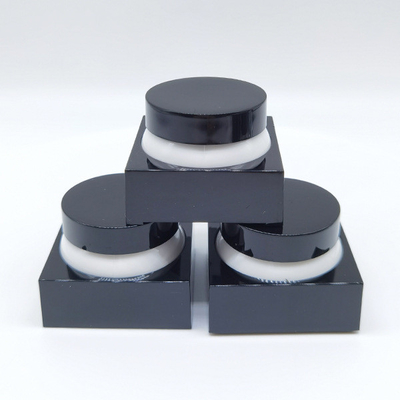 8g.15g.30g.50g set bottle. Square plastic bottle PS cream bottle. Double-layer cosmetic cream bottle