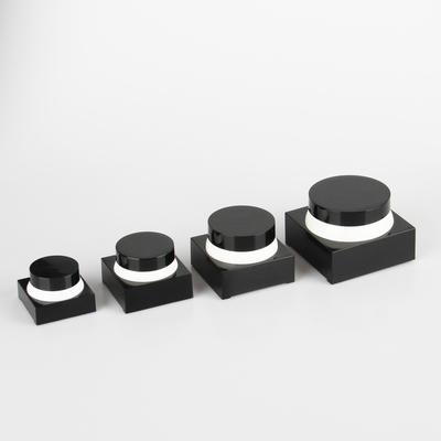 8g.15g.30g.50g set bottle. Square plastic bottle PS cream bottle. Double-layer cosmetic cream bottle