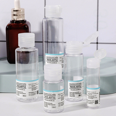18ML/30ML/50ML PET plastic bottle, transparent essential oil bottle, cosmetic packaging material stock new lotion bottle