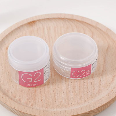 PS cream bottle, customized sticker label, 20g cream plastic box