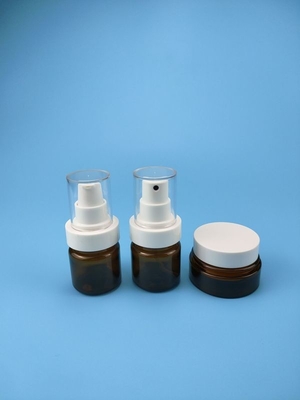 PET brown bottle, 15g/20g/30g cream plastic bottle, ointment jar, 40ml spray bottle, lotion bottle