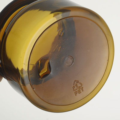 60/180ml plastic brown bottle, wide mouth bottle, sub-bottling mask and bath salt, hair mask bottle, cosmetic packaging