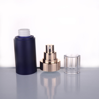 Frosted round cosmetic packaging bottle, 50ml/80ml/100ml/120ml acrylic vacuum lotion bottle