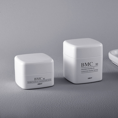 White square cream bottle, 30/50g cosmetic bottle, spot cream bottle, eye cream bottle
