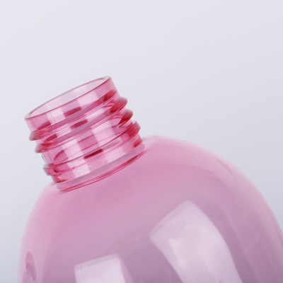 High Quality Clear Round Cylinder Bottles Mushroom Screw Cap And Inner Lid / Squat Round Straight Bottle 300ml For Skinc