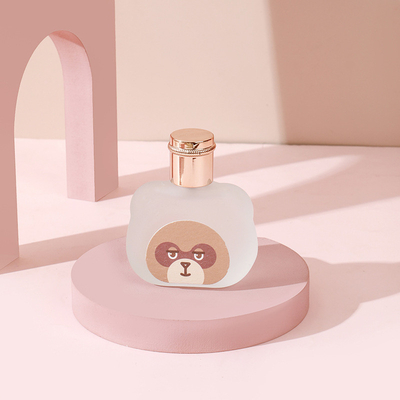 Cartoon frosted spray bottle, small bottle mouth perfume bottle