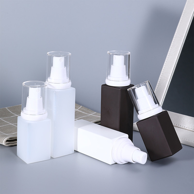 50ML/100ML Simple Matte Surface Square Plastic Portable Spray Bottle For Lotion