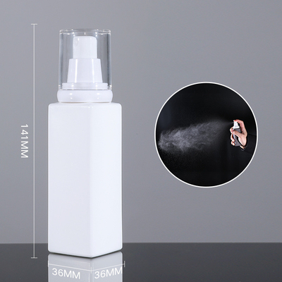50ML/100ML Simple Matte Surface Square Plastic Portable Spray Bottle For Lotion