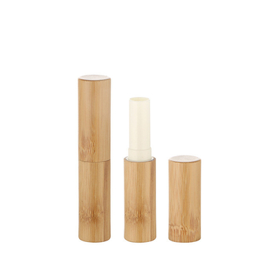 5g bamboo lipstick tube sub-black lipstick tube  bamboo cosmetic bottle