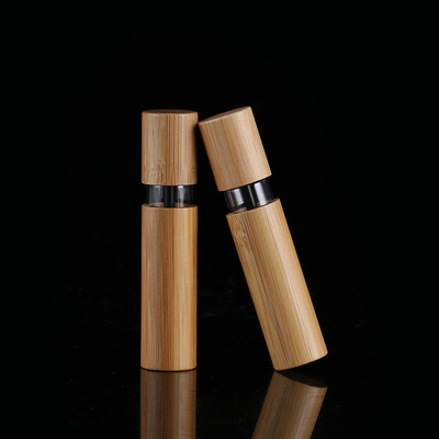 10ml empty bamboo mascara tube, mascara brush, bamboo growth liquid bottle