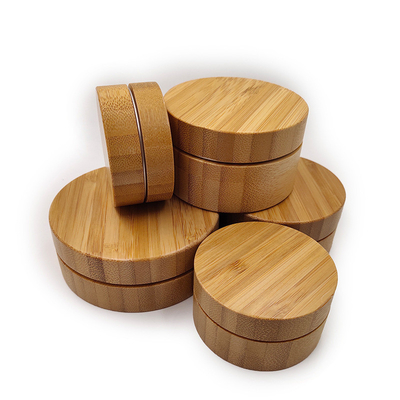 bamboo 20g 25g 30g 50g 100g cosmetic cream jar/wooden cosmetic jar /bamboo cosmetic packaging