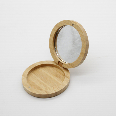 Bamboo eye shadow box, bamboo powder cake box
