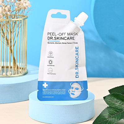 100ml 500ml Customized aluminum foil body lotion/Shampoo/Mask packaging bag stand up spout pouches with Nozzle