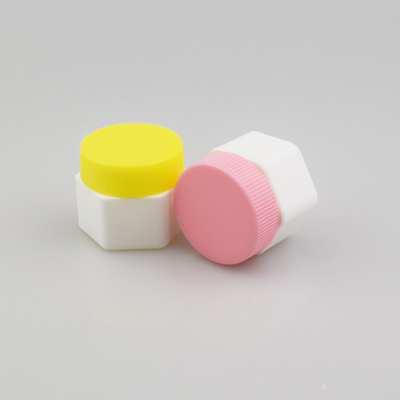 Hexagonal bottle, eye cream loose powder bottle, 20ml plastic bottle, PP bottle