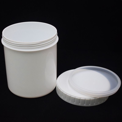 1L Plastic Jar White For Liquid Canning Glue Chemical Plastic Can