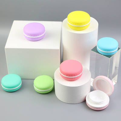 Macaron color cream bottle, 5g plastic cream bottle, eye cream bottle, mini plastic packaging container
