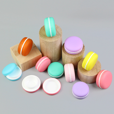 Macaron color cream bottle, 5g plastic cream bottle, eye cream bottle, mini plastic packaging container