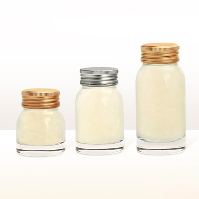 40ml70ml100ml glass bottle, bird's nest bottle, small volume packaging bottle with anti-theft aluminum cap