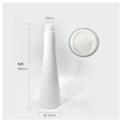 200ml conical plastic bottle, conical bottle, cosmetic packaging bottle