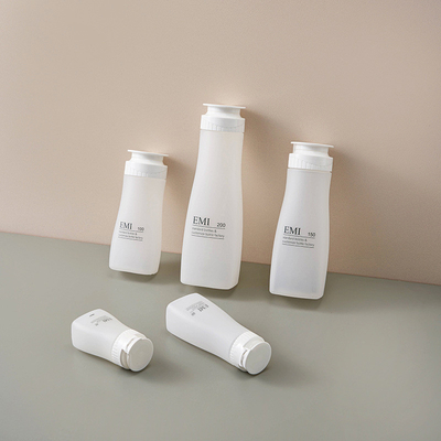 Cosmetic stand-up tube bottle, flip-top shampoo and shower gel bottle, portable travel lotion, cream, shampoo packaging