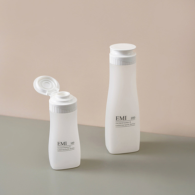 Cosmetic stand-up tube bottle, flip-top shampoo and shower gel bottle, portable travel lotion, cream, shampoo packaging