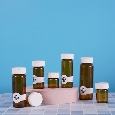 Cosmetic bottles, medicine bottles, brown, amber plastic bottles, 4ML, 5ML, 7ML, 10ML, 15ML, 20ML, 30ML