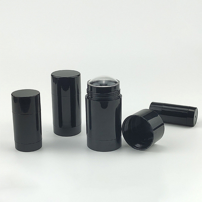 15g30g50g75g AS black plastic bottle, solid antiperspirant ointment bottle, bottom rotating roll-on filling bottle