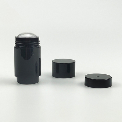 15g30g50g75g AS black plastic bottle, solid antiperspirant ointment bottle, bottom rotating roll-on filling bottle