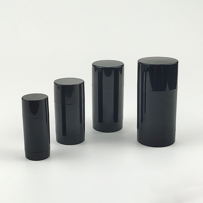 15g30g50g75g AS black plastic bottle, solid antiperspirant ointment bottle, bottom rotating roll-on filling bottle