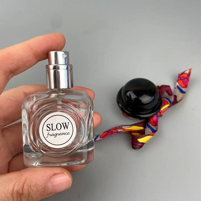 Perfume glass sub-bottling, luxury press spray bottle, 30ml cosmetic bottle