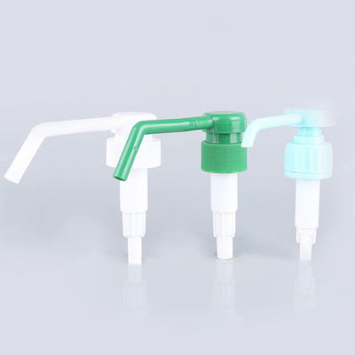 Green, White 28/410 lotion pump long nozzle for bottle sanitizer handwash