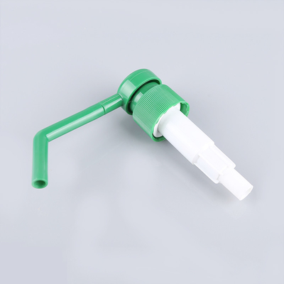 Green, White 28/410 lotion pump long nozzle for bottle sanitizer handwash