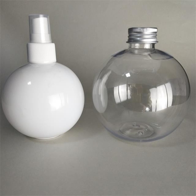 150ml/300ml /400ml/ 500ml ball shape PET plastic bottle with spray cap