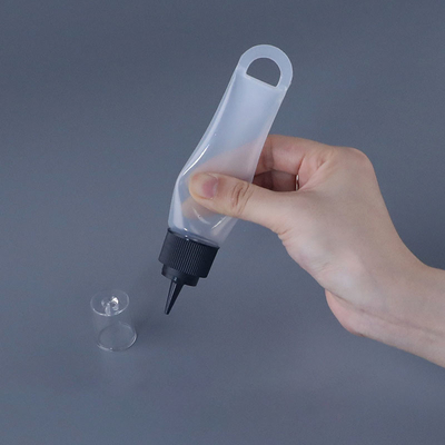 LDPE Paint Pigment Bottle Plastic Dropper Tube,LDPE glue bottle, 30-180ml hook tip squeeze bottle