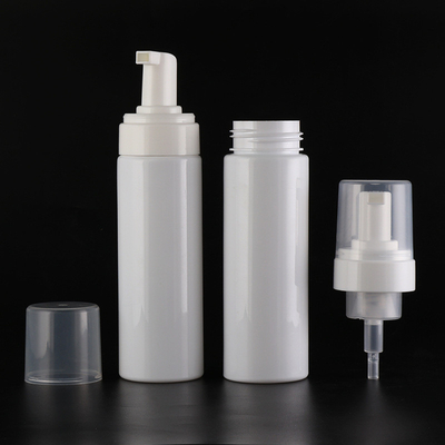 Empty Plastic Foam Pump Bottle 30ml 50ml 60ml 100ml 150ml 200ml clear white blue PET facial cleanser mousse foam pump bo