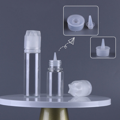 Screw cap smoke oil bottle, PET oil bottle, eye drop bottle with anti-theft cap