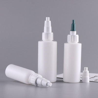 Pet cleaning liquid ear drop oil ear mite sterilizing eye drops silicone soft head leakproof pointed cap bottle