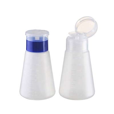 Stock Low MOQ 3.3oz Hot Sale Nail Polish Remover Pump Dispenser Bottle