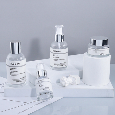 a set Cosmetic bottle