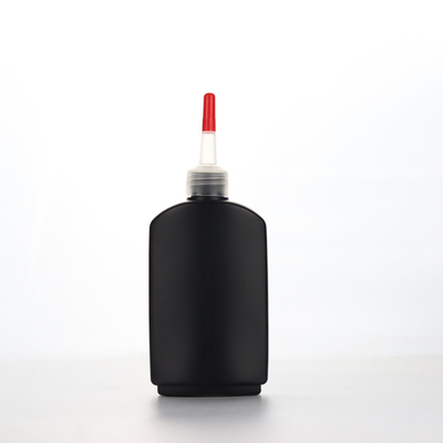 120ml plastic bottle, HDPE pointed mouth plastic bottle, glue packaging bottle, cosmetic nail polish remover bottle