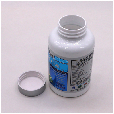 400ml PET HDPE health care bottle, food grade gasket, bright white plastic bottle