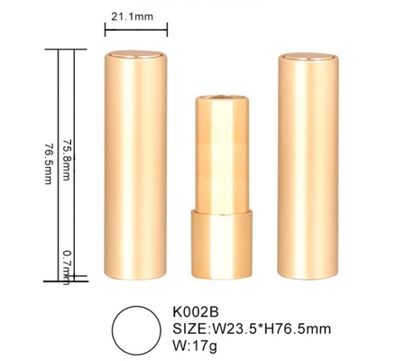 17g silver/gold/black lipstick tube, lipstick tube