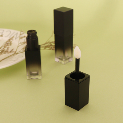 gradient black pink blue cute matte white 5ml 6.5ml lipgloss bottle empty beauty makeup lip glaze tube cosmetics diy