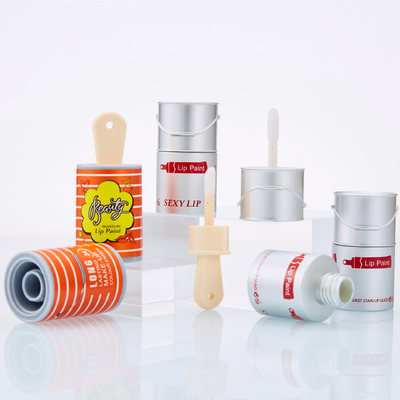 Spot hot sale 8ml Mini oil barrel firework barrel lip glaze lip gloss empty tube can be customized cosmetic packaging