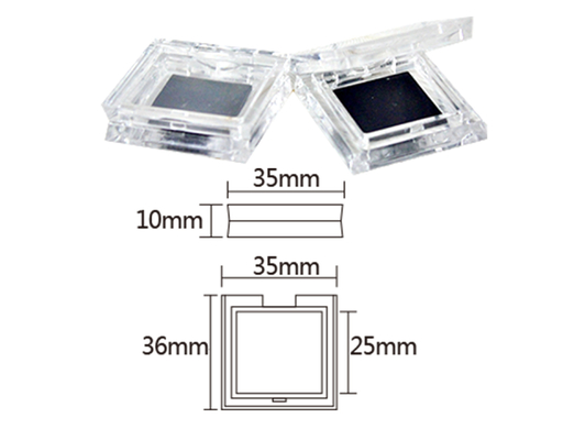 Square powder box, eye shadow, compact powder plastic box