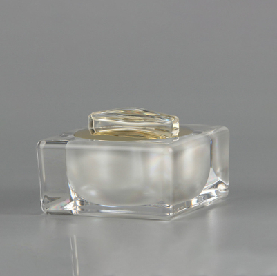 Factory Wholesale Cheap The New 15G/30/50G Round Plain Face Film Cream Square Acrylic Bottle