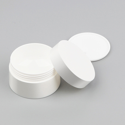 Manufacturer OEM Body Face Cream Jar Packaging  3G/5G/10G/15G/20G/30G/50G White Plastic Pet Cosmetic Cream Jar