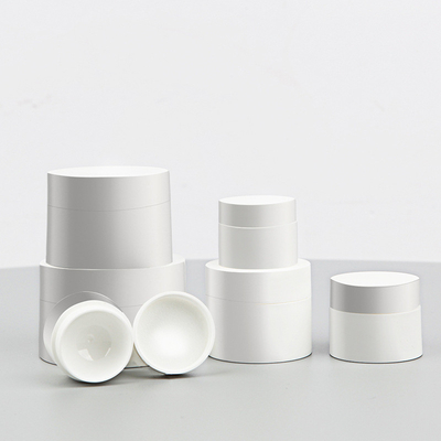 Manufacturer OEM Body Face Cream Jar Packaging  3G/5G/10G/15G/20G/30G/50G White Plastic Pet Cosmetic Cream Jar