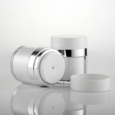 Spot 15ml 30ml 50ml Acrylic vacuum cream bottle cosmetics container cream bottle pressure lotion bottle